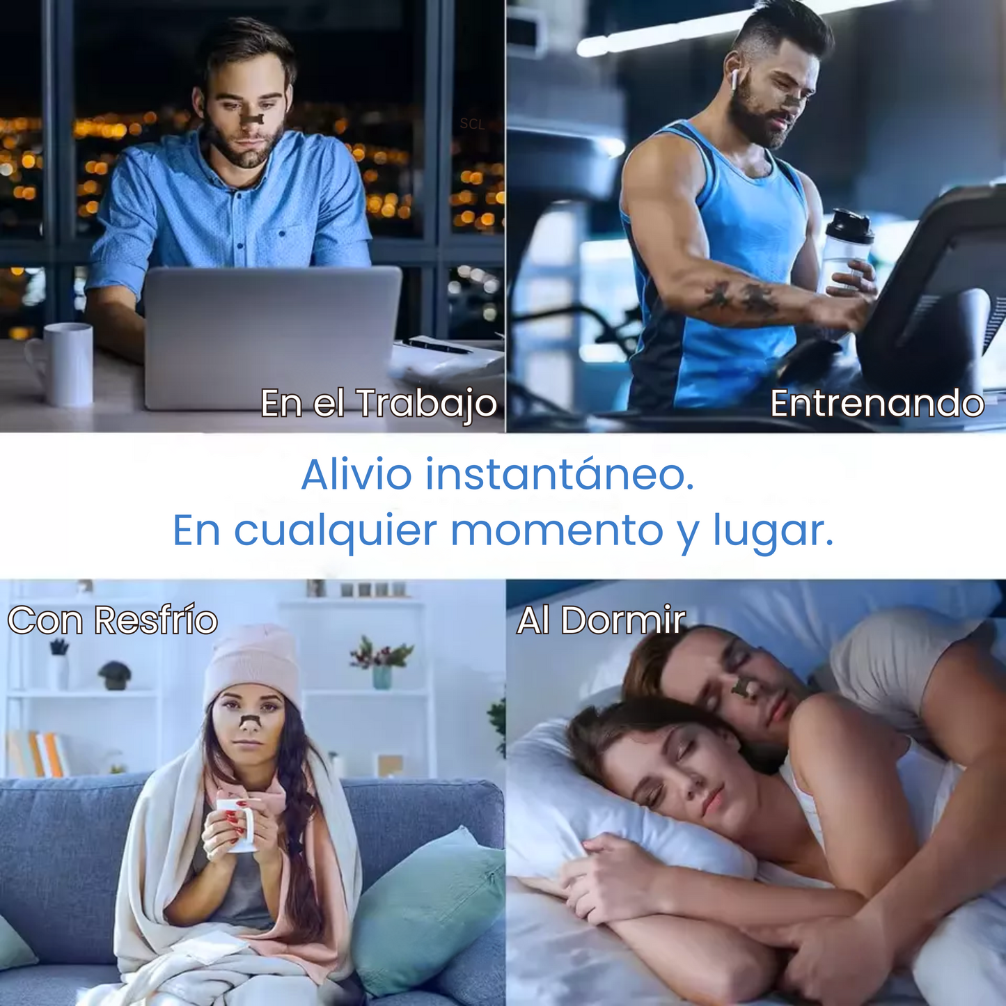 Tiras Nasales Ronquidos, Deporte, Mejor Respiración, 30 Unidades