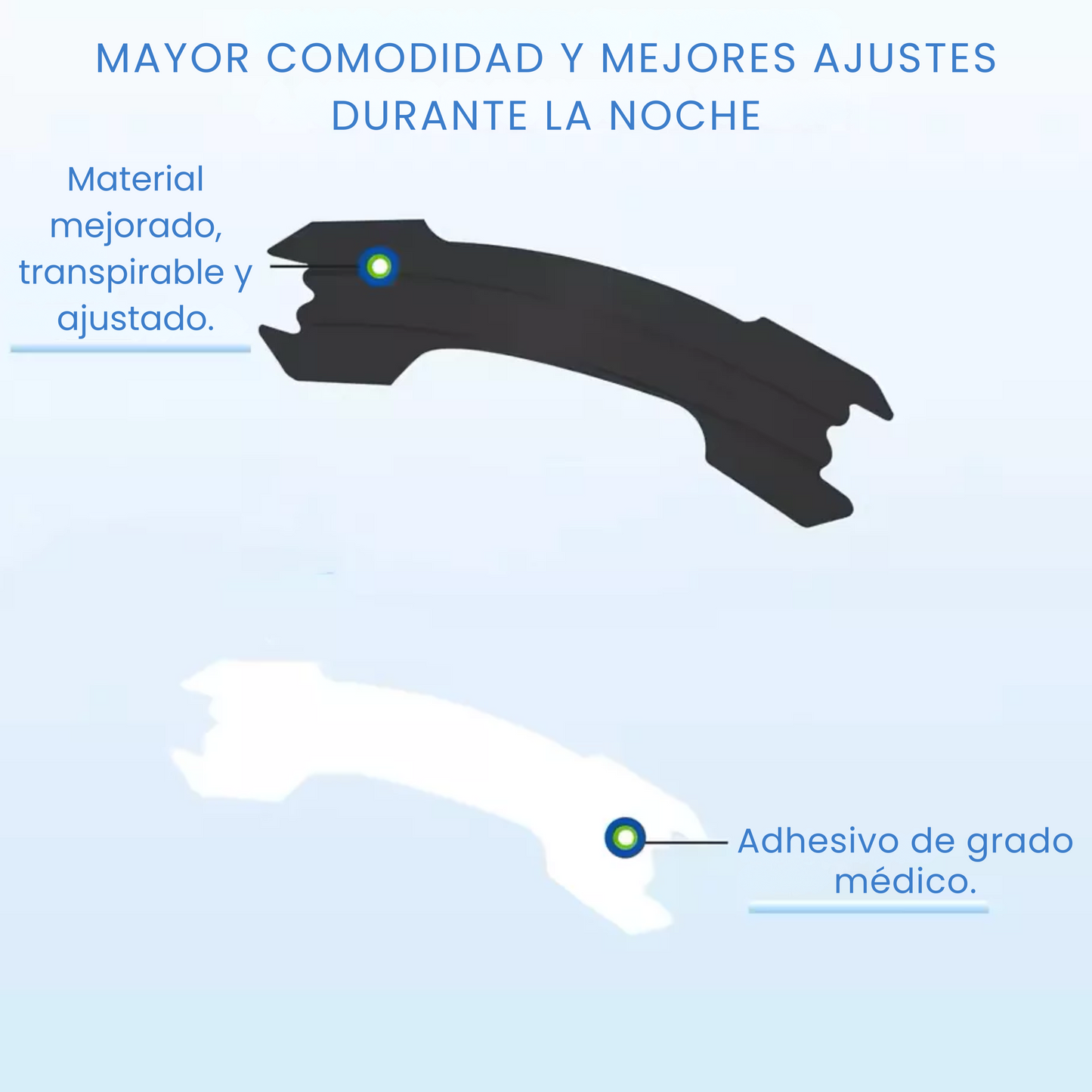 Tiras Nasales Ronquidos, Deporte, Mejor Respiración, 30 Unidades